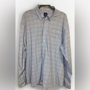Johnnie-O Prep-Formance Button-Down Shirt Multicolor Plaid Men’s Size XXL